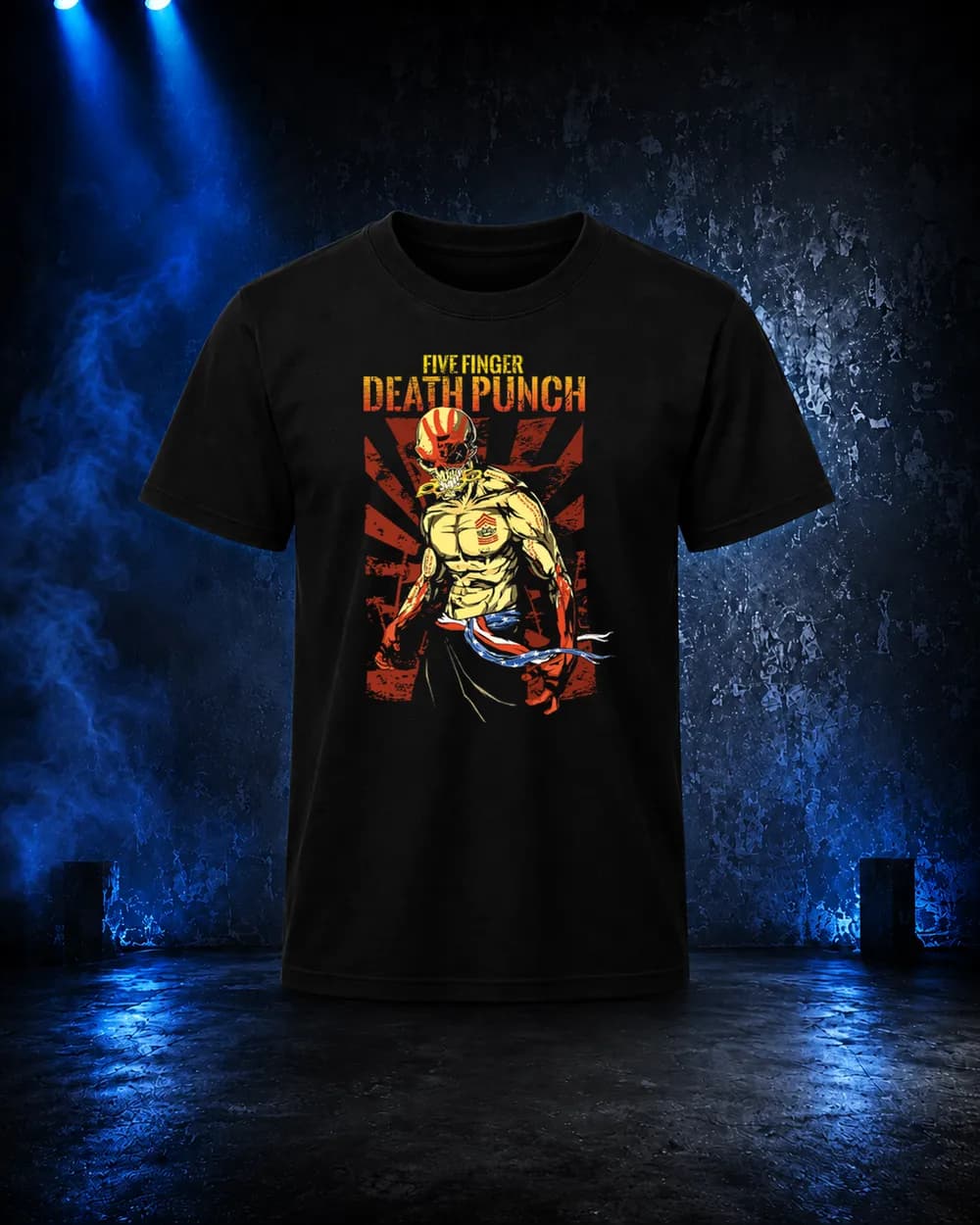 Release 46 — black rock music graphic t-shirt