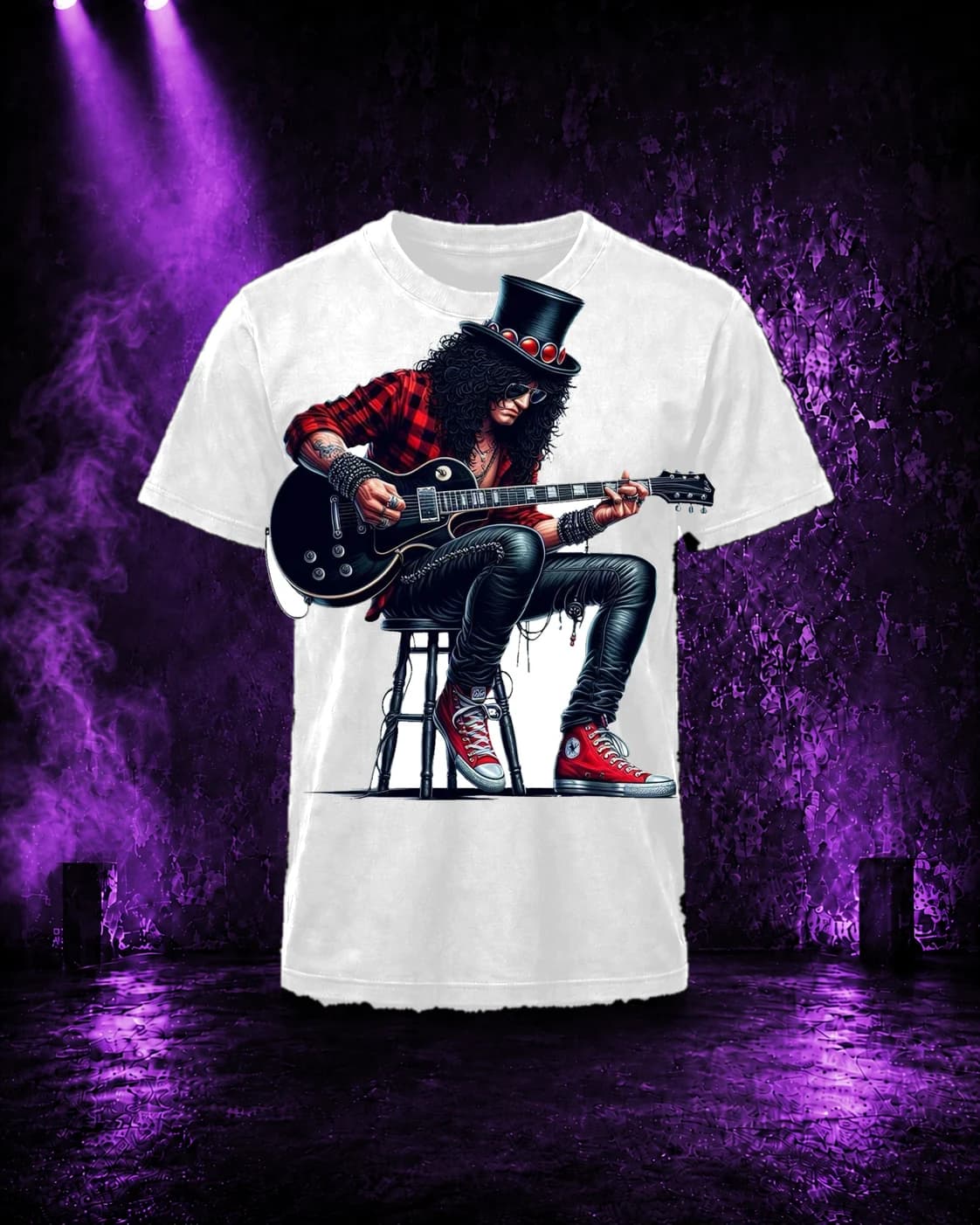 Release 78 — white rock music graphic t-shirt