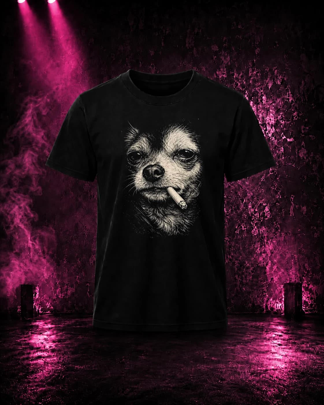 Release 76 — black rock music graphic t-shirt